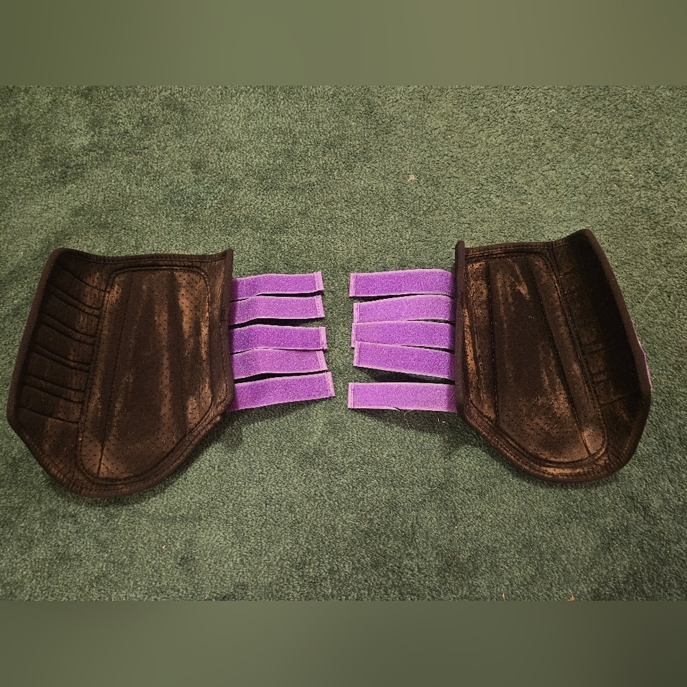 Woofwear purple hind brush boots L/XL - Picture 5 of 7